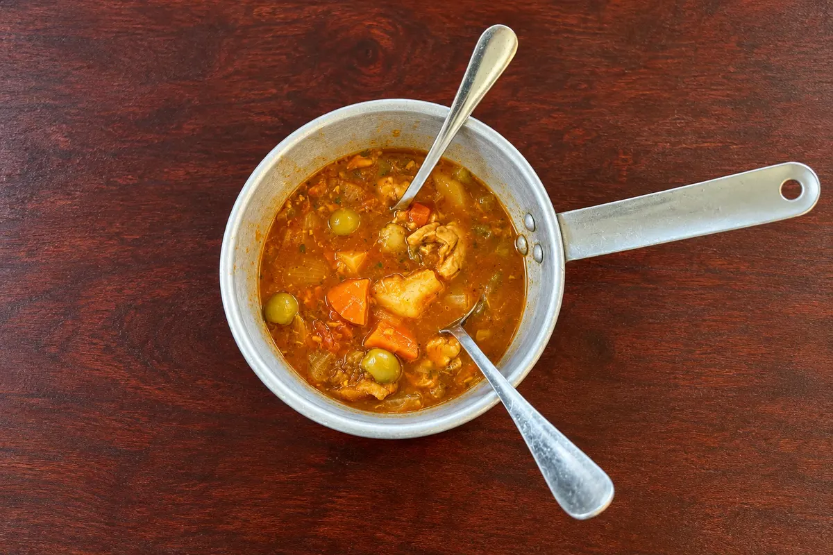Minorcan clam chowder — San Agustín, Estados Unidos