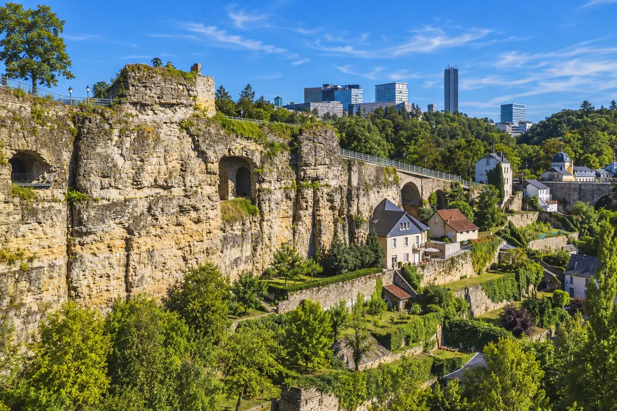 Casamatas do Bock e vale do Alzette, Cidade de Luxemburgo