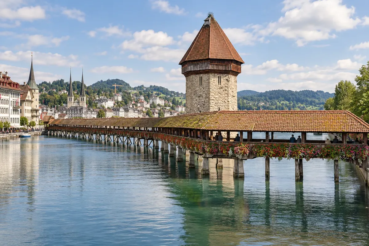 Kapellbrücke, Lucerna